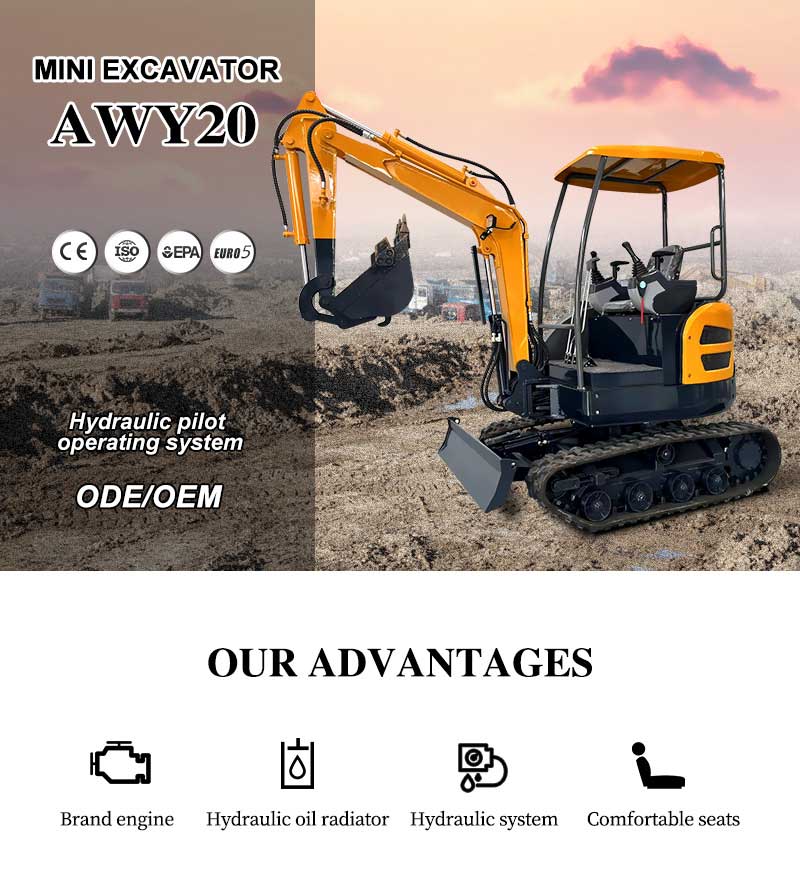 Minikoparka AWY20 2ton