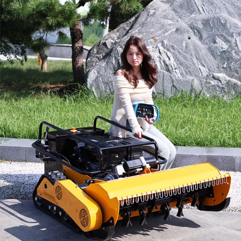 جزازة العشب الدوارة التي تعمل بالتحكم عن بعد AWY-1000S pro