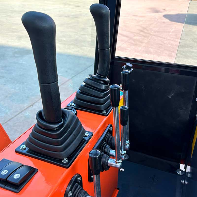 Minikoparka 1t z kabiną