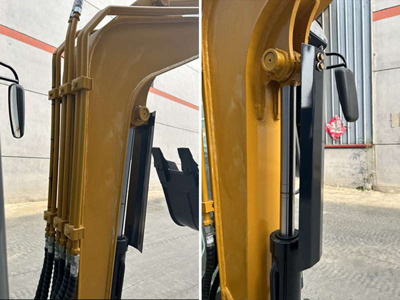 Mini hydraulische rupsgraafmachine van 2,5 ton