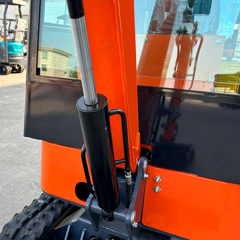 Minikoparka 1t z kabiną