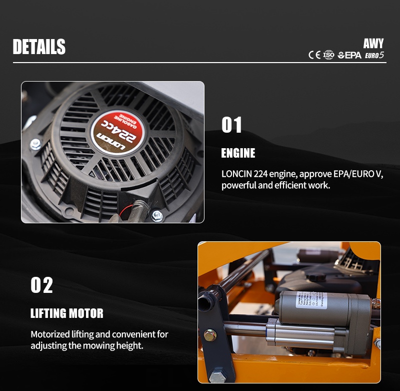 Op afstand bestuurbare grasmaaiers voor de landbouw, gefabriceerd in China.jpg