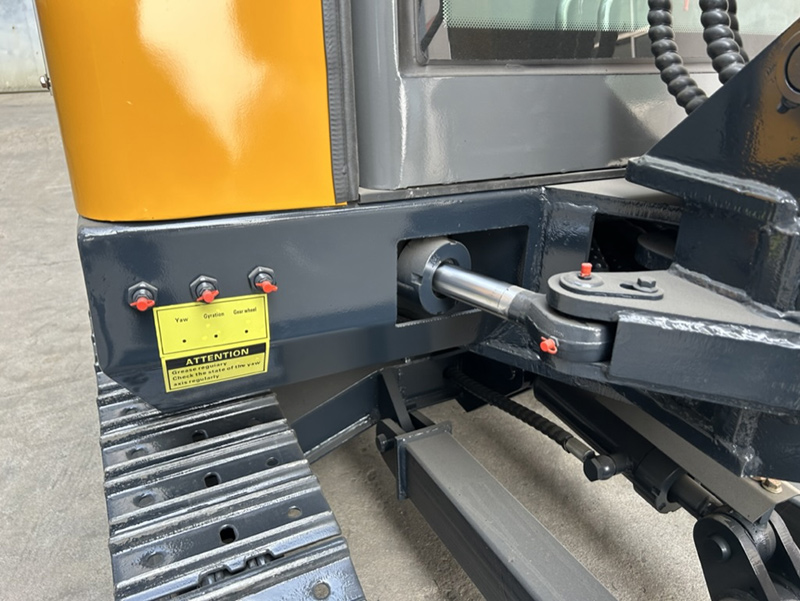 Mini hydraulische rupsgraafmachine van 2,5 ton