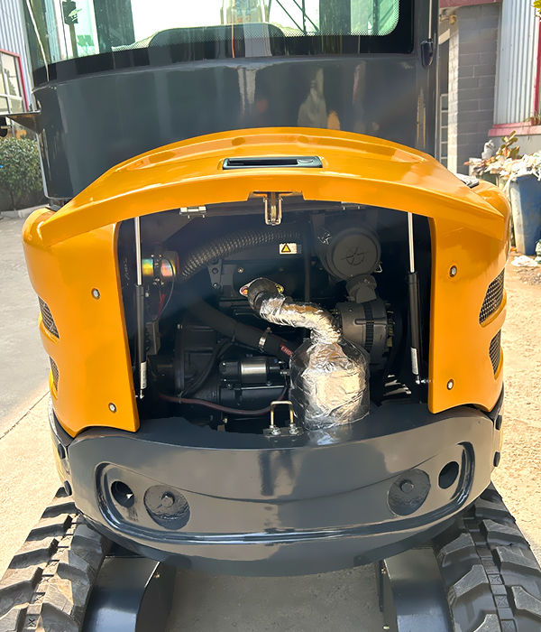 Minigraafmachine van 2 ton