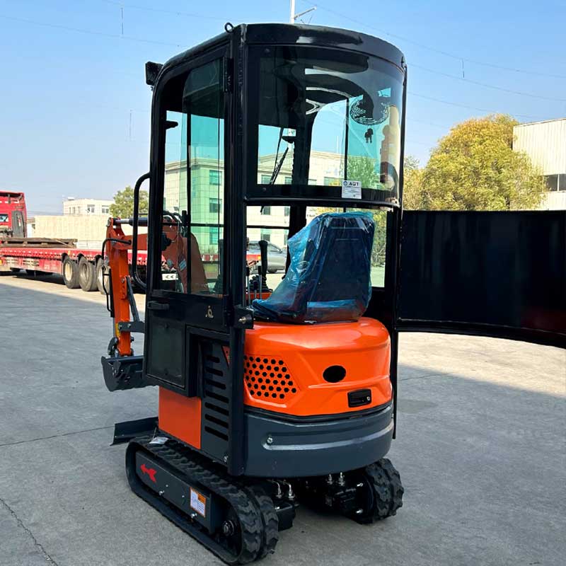 Minikoparka 1t z kabiną