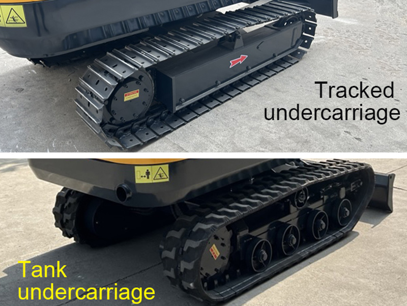 Mini hydraulische rupsgraafmachine van 2,5 ton