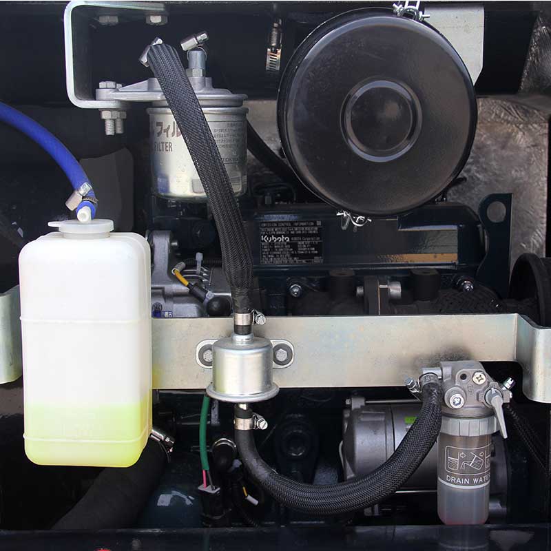 Minigraafmachine van 1,8 ton