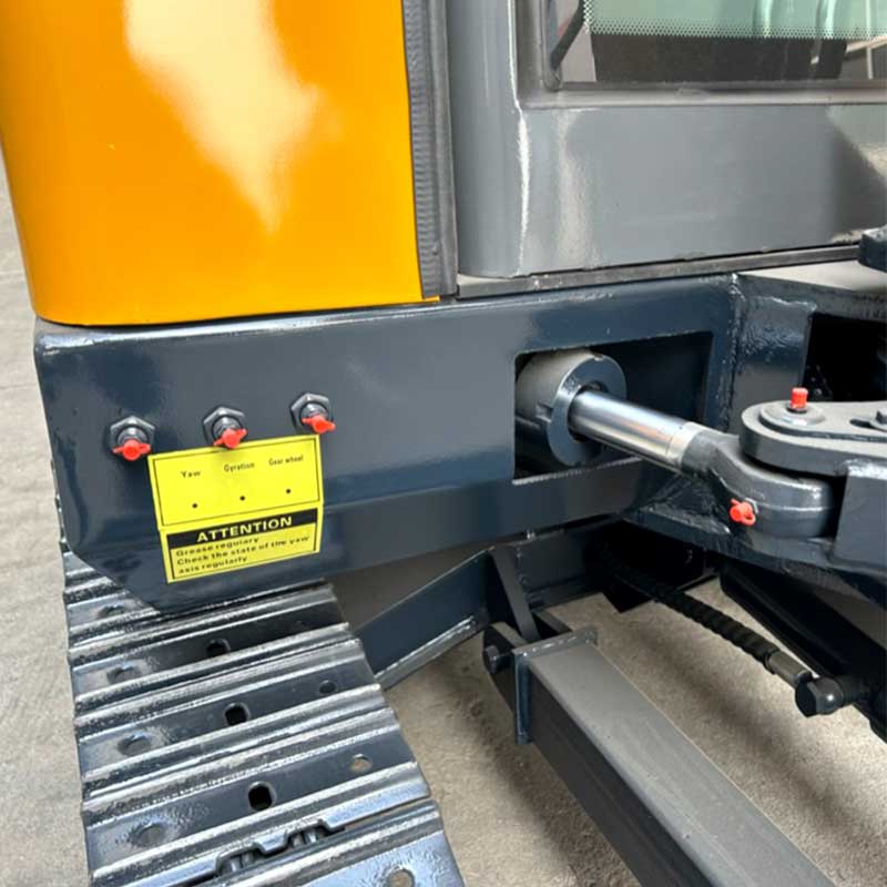 Minigraafmachine van 2,5 ton